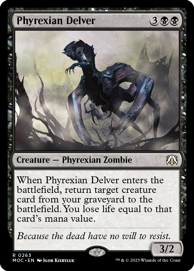 Phyrexian Delver [March of the Machine Commander] | Spectrum Games
