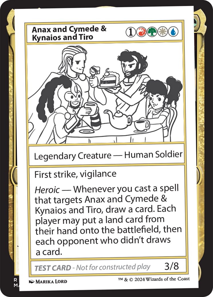 Anax and Cymede & Kynaios and Tiro [Mystery Booster 2 Playtest Cards] | Spectrum Games