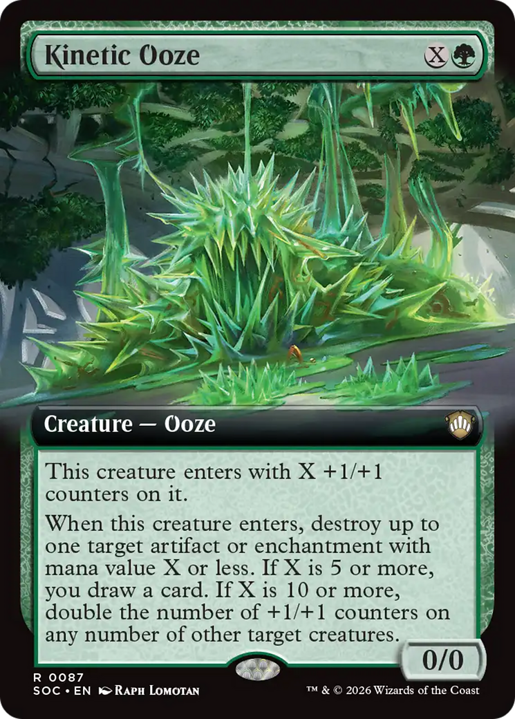 Kinetic Ooze (Extended Art) [Secrets of Strixhaven Commander] | Spectrum Games