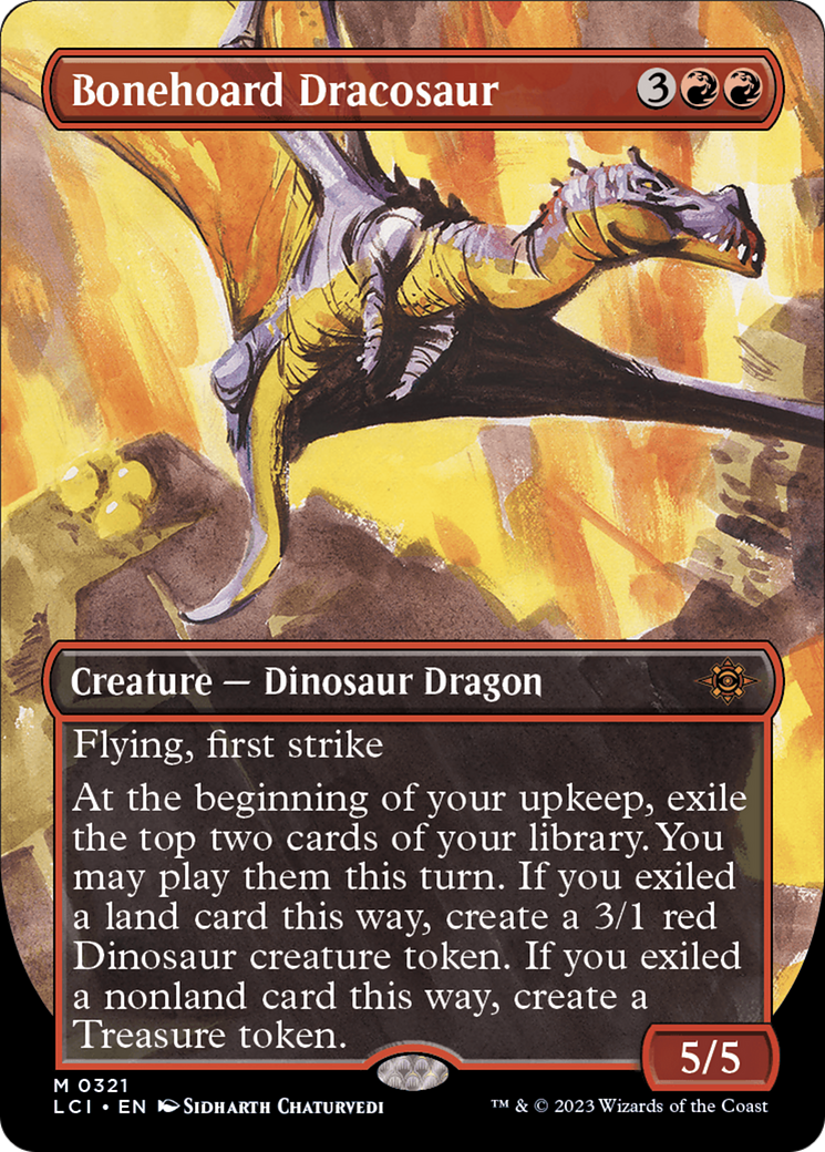 Bonehoard Dracosaur (Borderless) [The Lost Caverns of Ixalan] | Spectrum Games