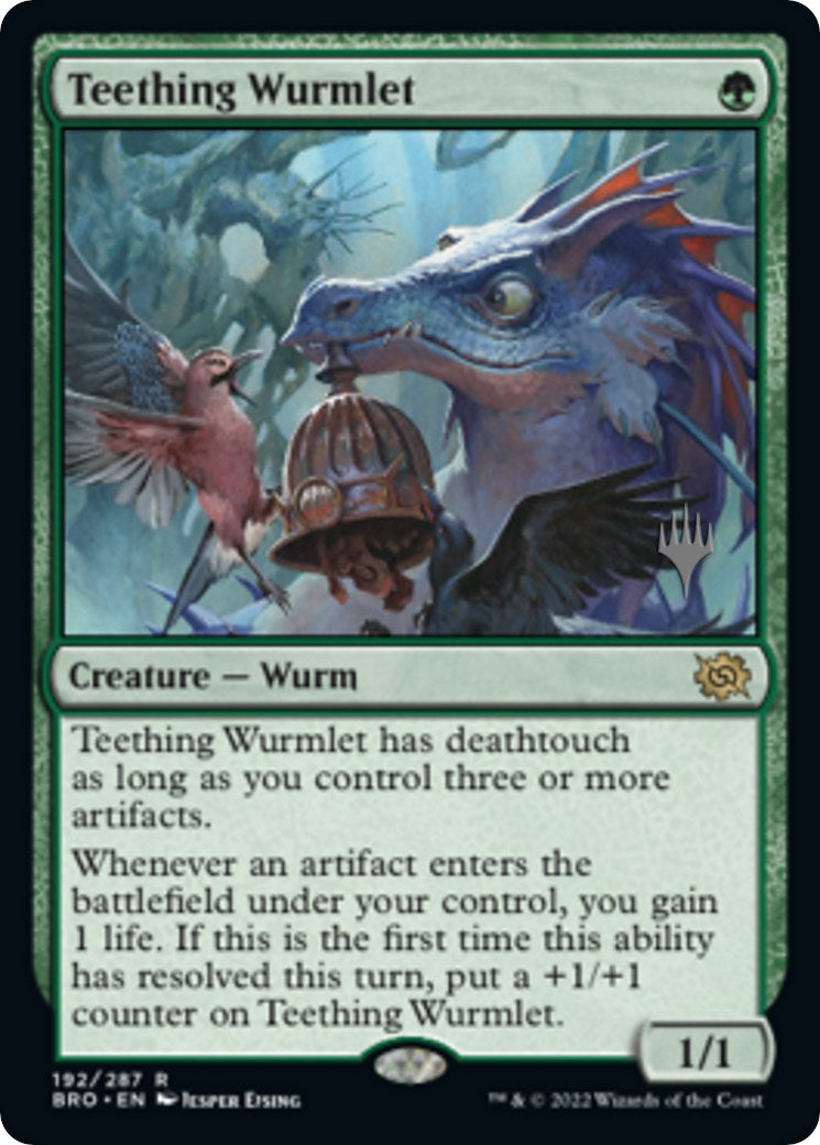 Teething Wurmlet (Promo Pack) [The Brothers' War Promos] | Spectrum Games