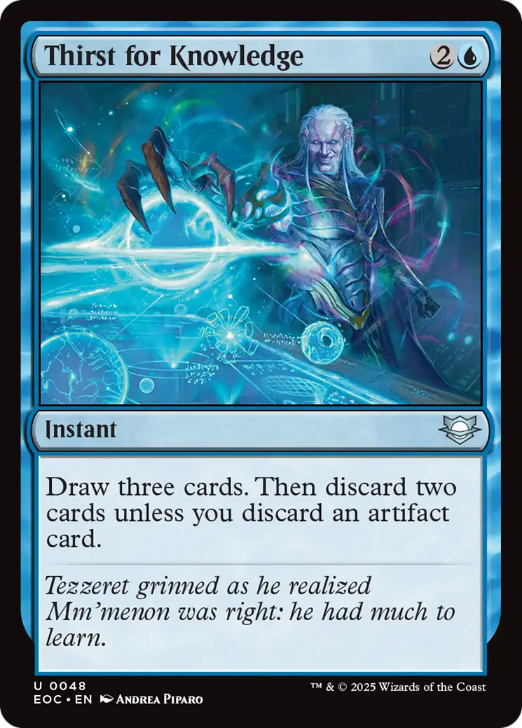 Thirst for Knowledge [Edge of Eternities Commander] | Spectrum Games
