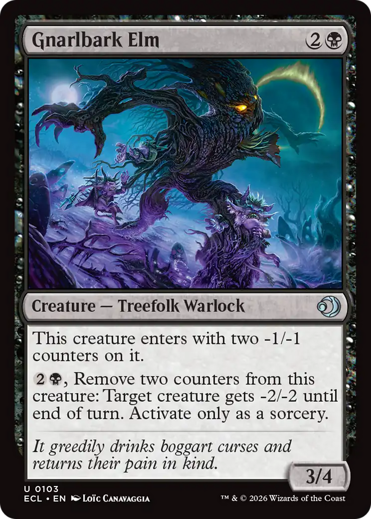 Gnarlbark Elm [Lorwyn Eclipsed] | Spectrum Games