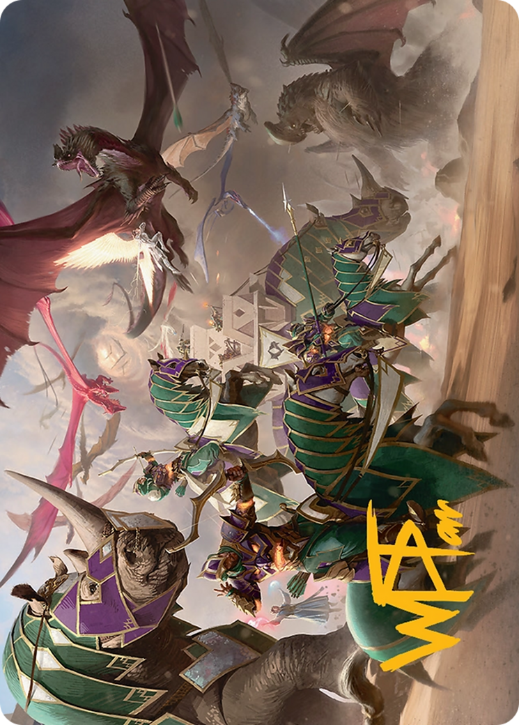 United Battlefront Art Card (5/54) [Tarkir: Dragonstorm Art Series] | Spectrum Games