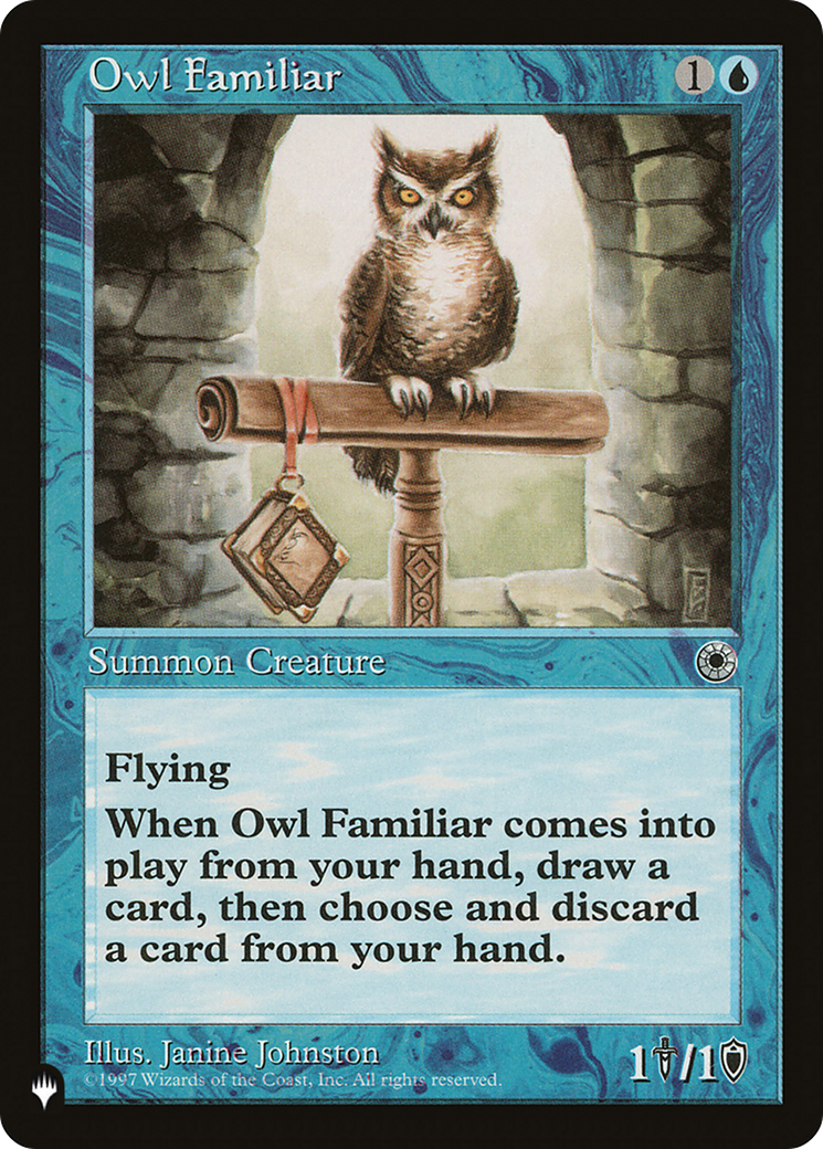 Owl Familiar [The List Reprints] | Spectrum Games