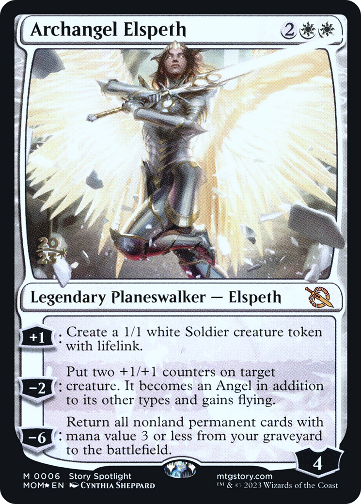 Archangel Elspeth [March of the Machine Prerelease Promos] | Spectrum Games