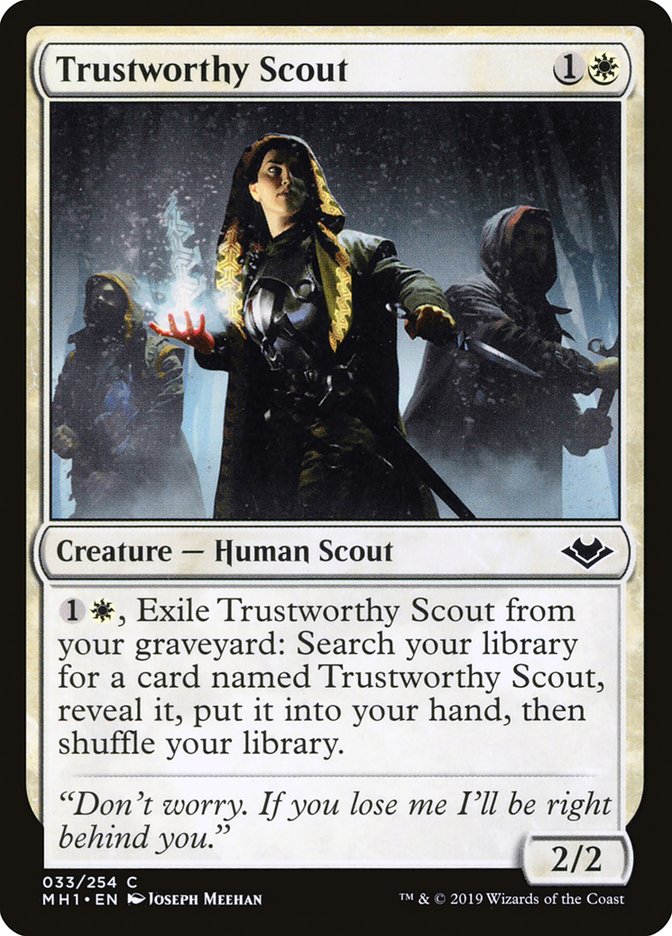 Trustworthy Scout [Modern Horizons] | Spectrum Games