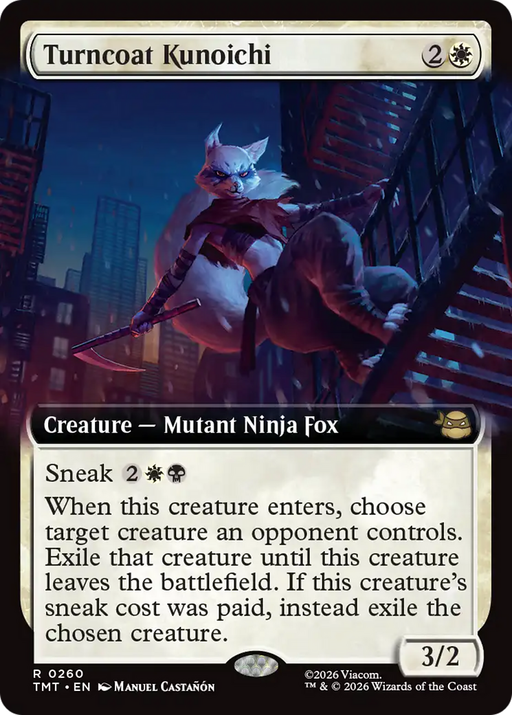 Turncoat Kunoichi (Extended Art) [Teenage Mutant Ninja Turtles] | Spectrum Games