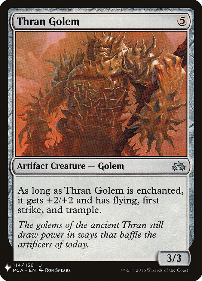 Thran Golem [Mystery Booster] | Spectrum Games