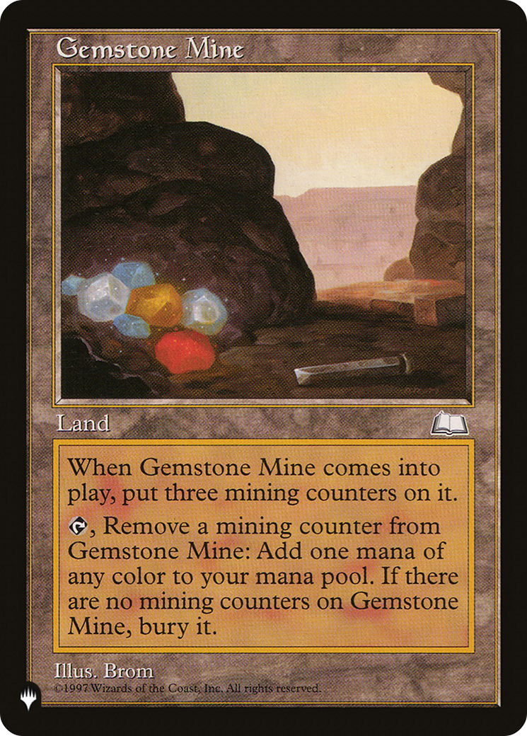 Gemstone Mine (WTH) [The List Reprints] | Spectrum Games