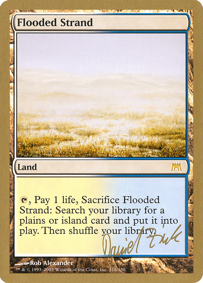 Flooded Strand (Daniel Zink) [World Championship Decks 2003] | Spectrum Games