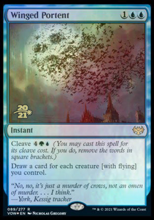 Winged Portent [Innistrad: Crimson Vow Prerelease Promos] | Spectrum Games