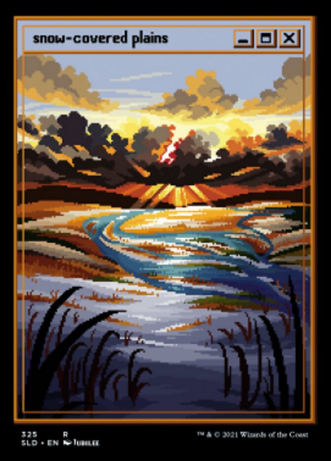 Snow-Covered Plains (325) [Secret Lair Drop Series] | Spectrum Games