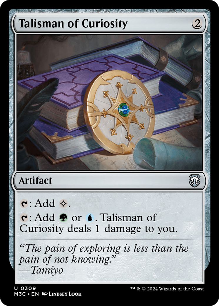 Talisman of Curiosity (Ripple Foil) [Modern Horizons 3 Commander] | Spectrum Games