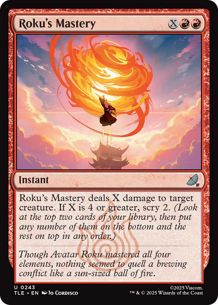 Roku's Mastery [Avatar: The Last Airbender: Eternal-Legal] | Spectrum Games