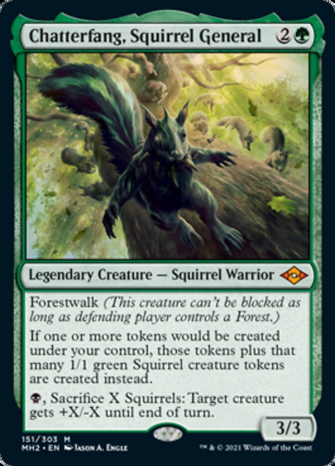 Chatterfang, Squirrel General [Modern Horizons 2] | Spectrum Games