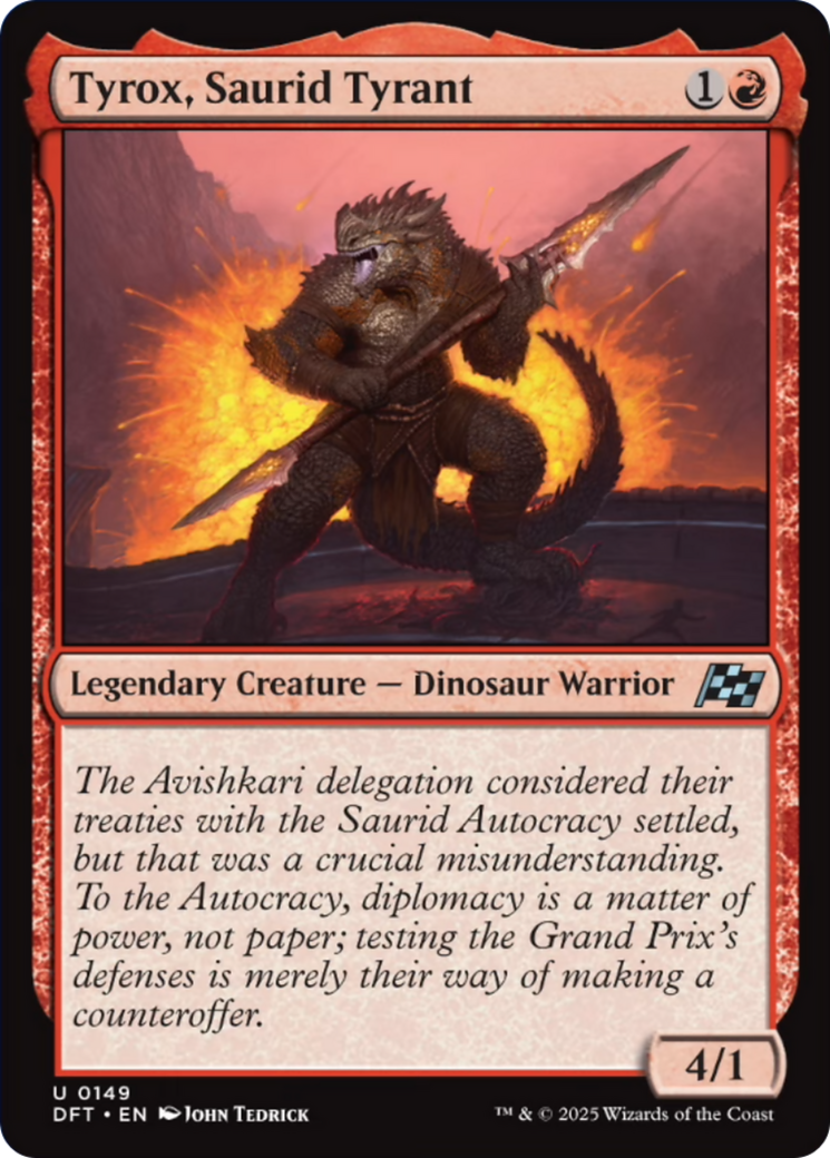 Tyrox, Saurid Tyrant [Aetherdrift] | Spectrum Games