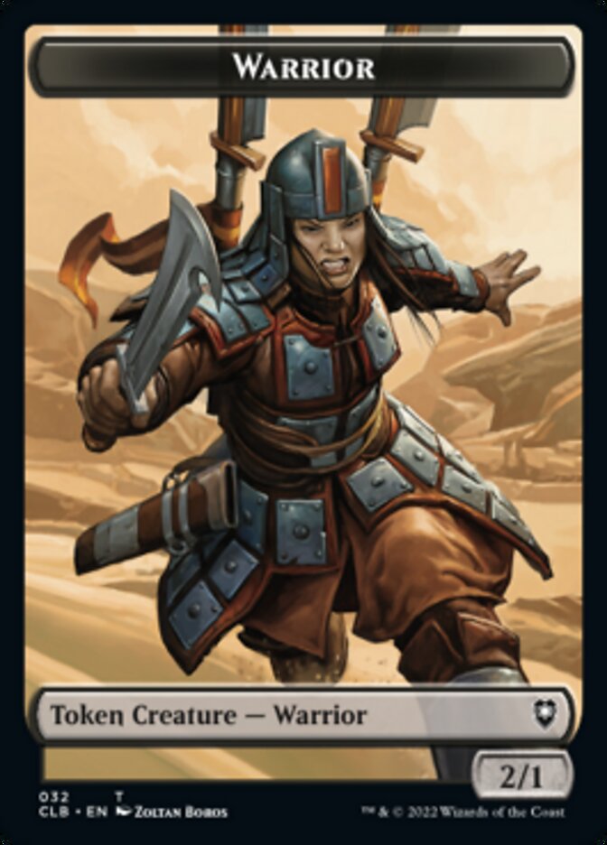 Warrior // Inkling Double-Sided Token [Commander Legends: Battle for Baldur's Gate Tokens] | Spectrum Games