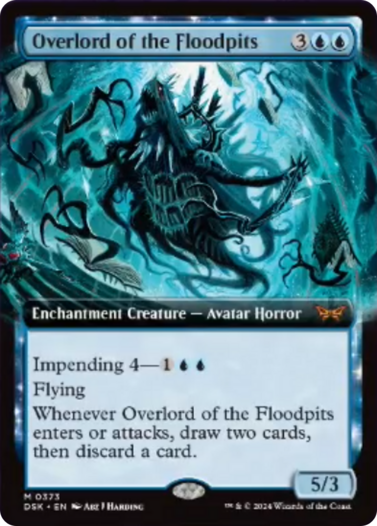 Overlord of the Floodpits (Extended Art) [Duskmourn: House of Horror] | Spectrum Games