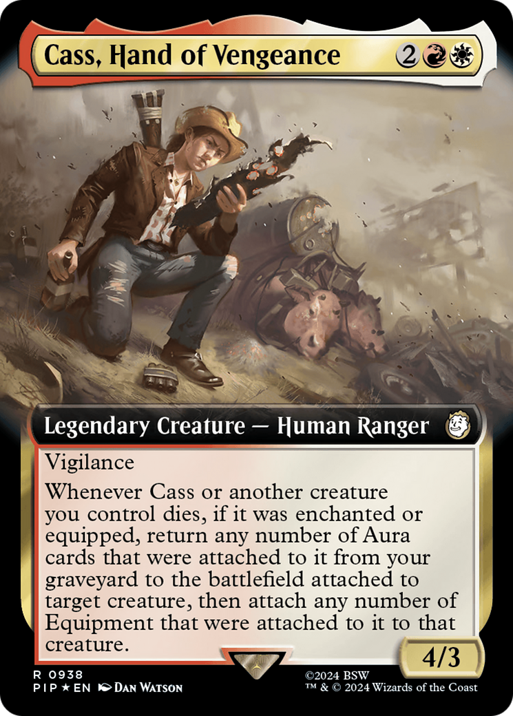 Cass, Hand of Vengeance (Extended Art) (Surge Foil) [Fallout] | Spectrum Games