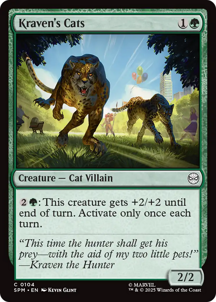 Kraven's Cats [Marvel's Spider-Man] | Spectrum Games