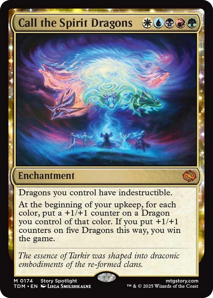Call the Spirit Dragons [Tarkir: Dragonstorm] | Spectrum Games