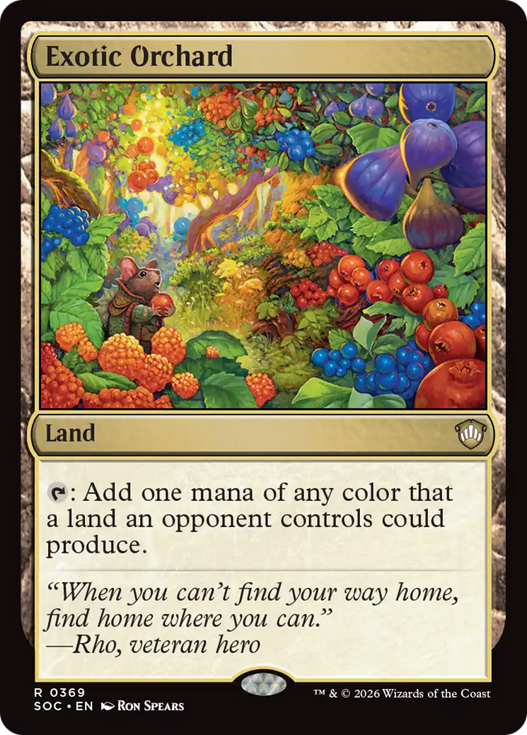 Exotic Orchard [Secrets of Strixhaven Commander] | Spectrum Games
