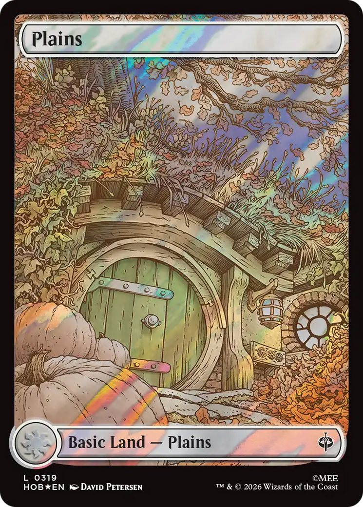 Plains (0319) (Surge Foil) [The Hobbit] | Spectrum Games