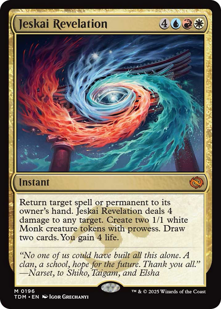 Jeskai Revelation [Tarkir: Dragonstorm] | Spectrum Games