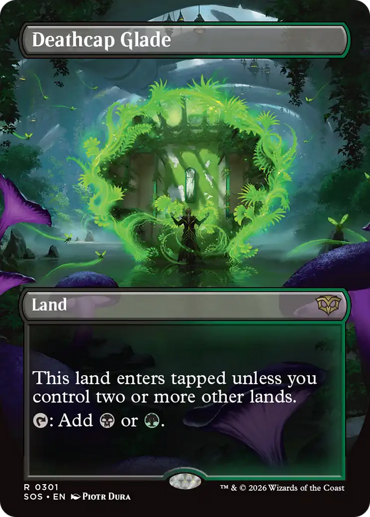 Deathcap Glade (Borderless) [Secrets of Strixhaven] | Spectrum Games