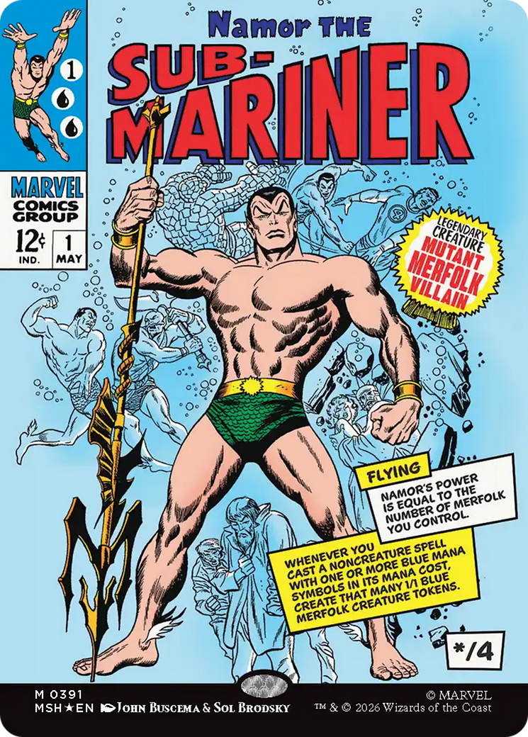 Namor The Sub-Mariner (Borderless) [Marvel Super Heroes] | Spectrum Games