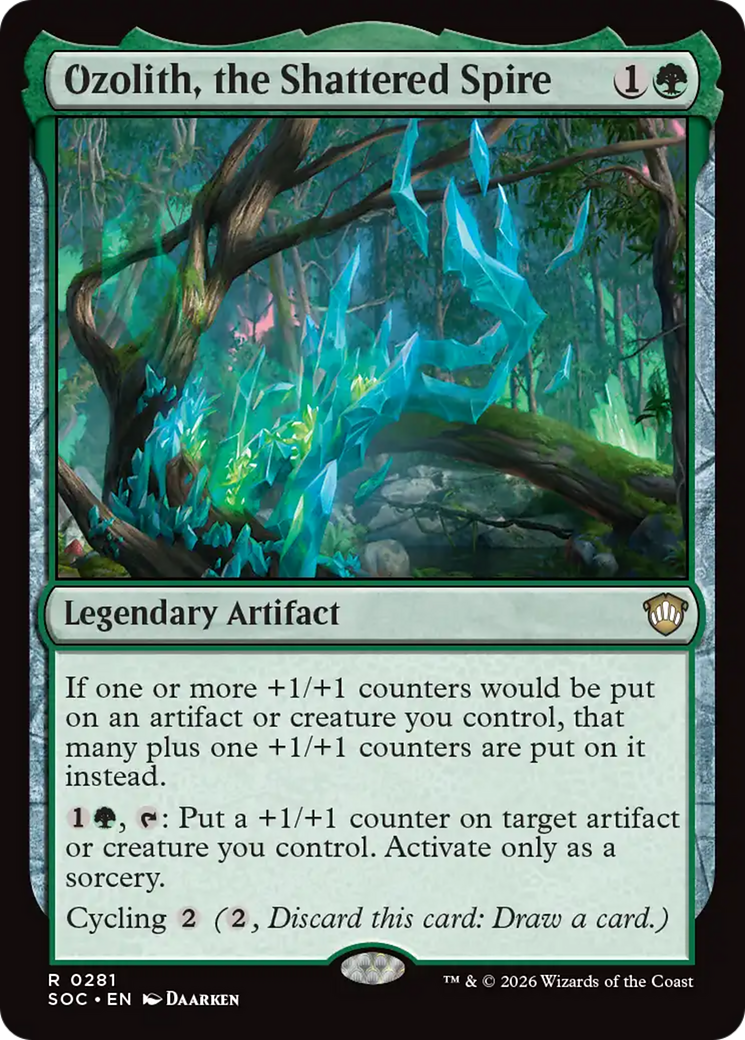 Ozolith, the Shattered Spire [Secrets of Strixhaven Commander] | Spectrum Games