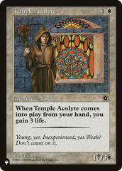 Temple Acolyte [The List Reprints] | Spectrum Games