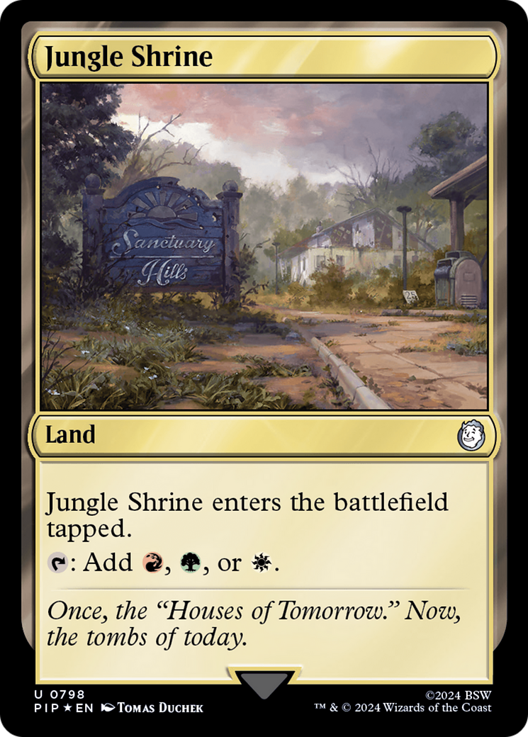 Jungle Shrine (Surge Foil) [Fallout] | Spectrum Games