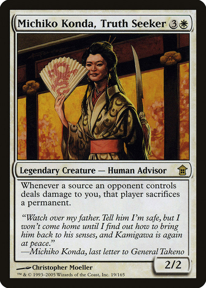 Michiko Konda, Truth Seeker [Saviors of Kamigawa] | Spectrum Games