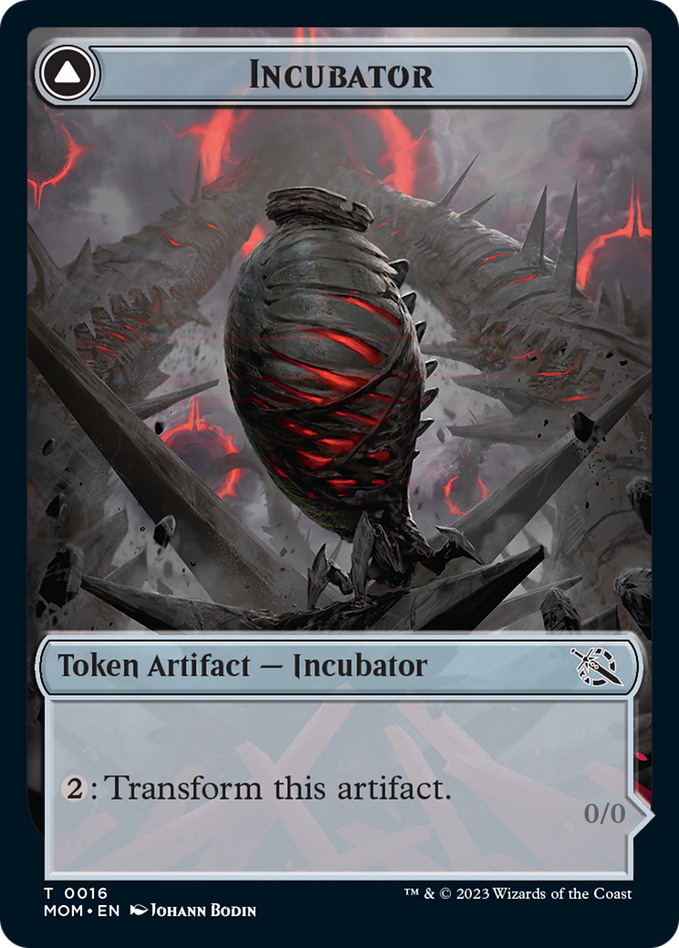 Incubator // Phyrexian (16) Double-Sided Token [March of the Machine Tokens] | Spectrum Games