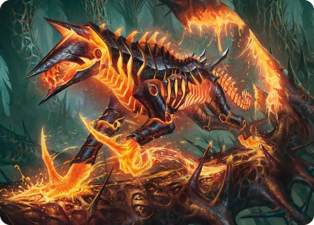 Kuldotha Cackler Art Card [Phyrexia: All Will Be One Art Series] | Spectrum Games