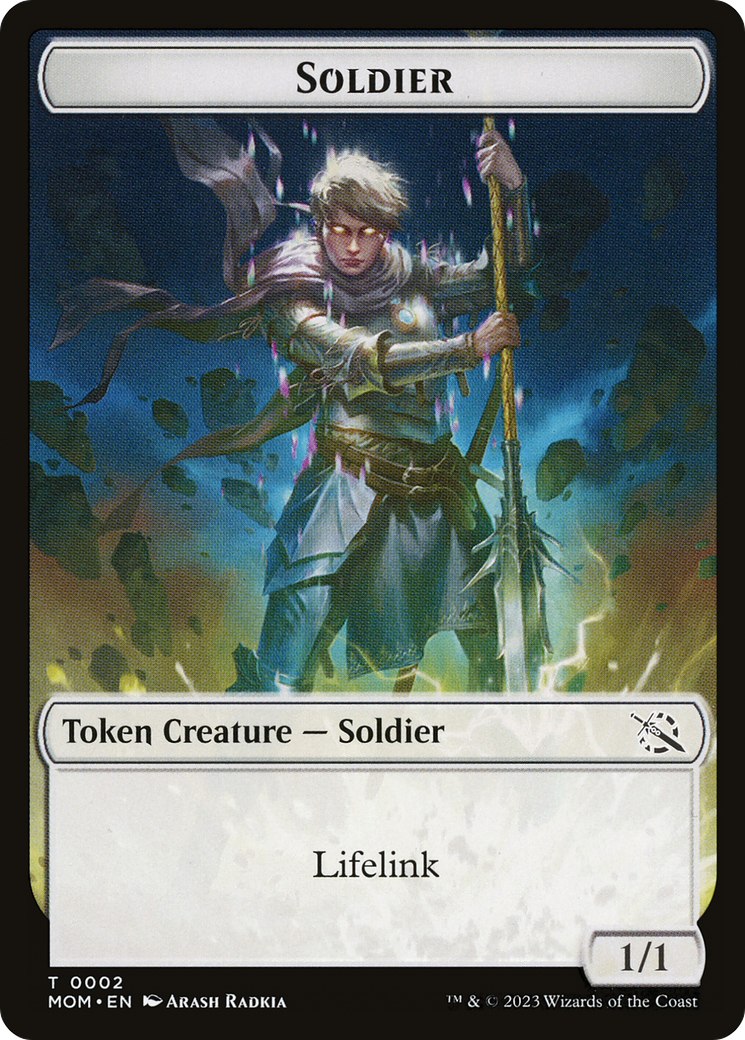 Soldier // Thopter Double-Sided Token [March of the Machine Tokens] | Spectrum Games