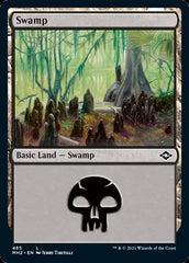 Swamp (485) (Foil Etched) [Modern Horizons 2] | Spectrum Games