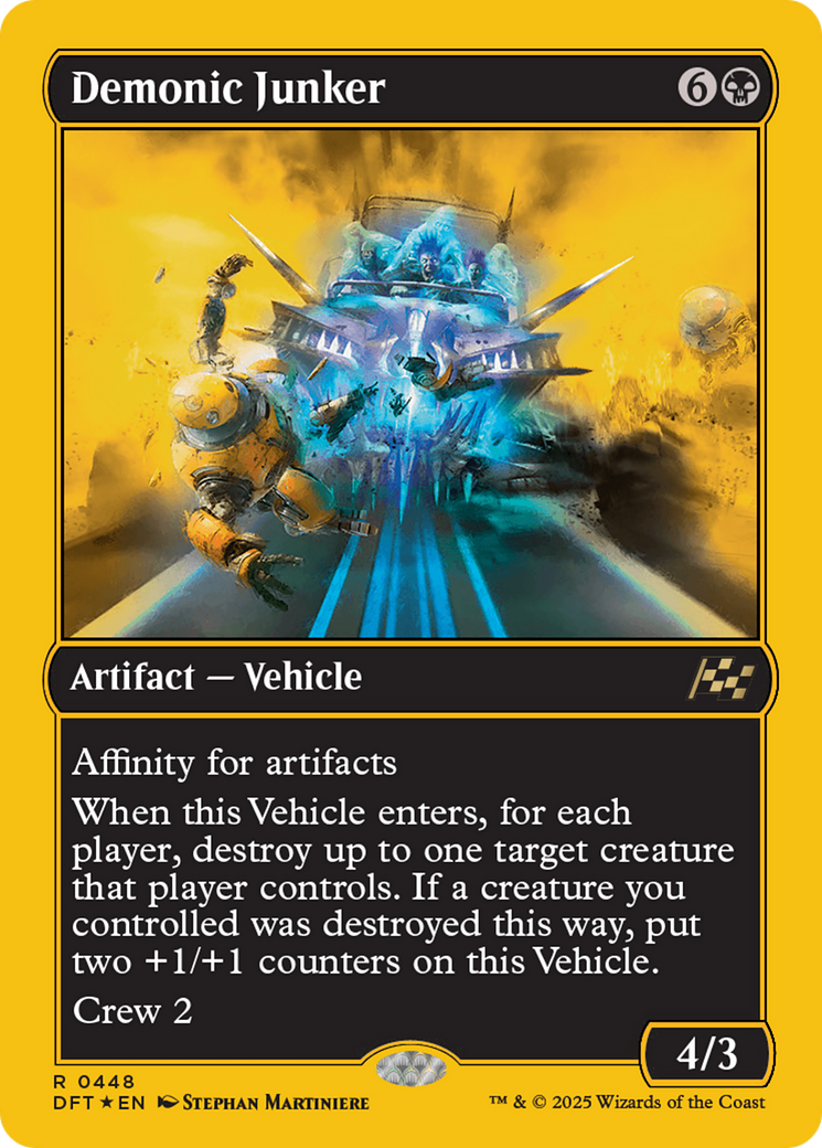 Demonic Junker (First-Place Foil) [Aetherdrift] | Spectrum Games