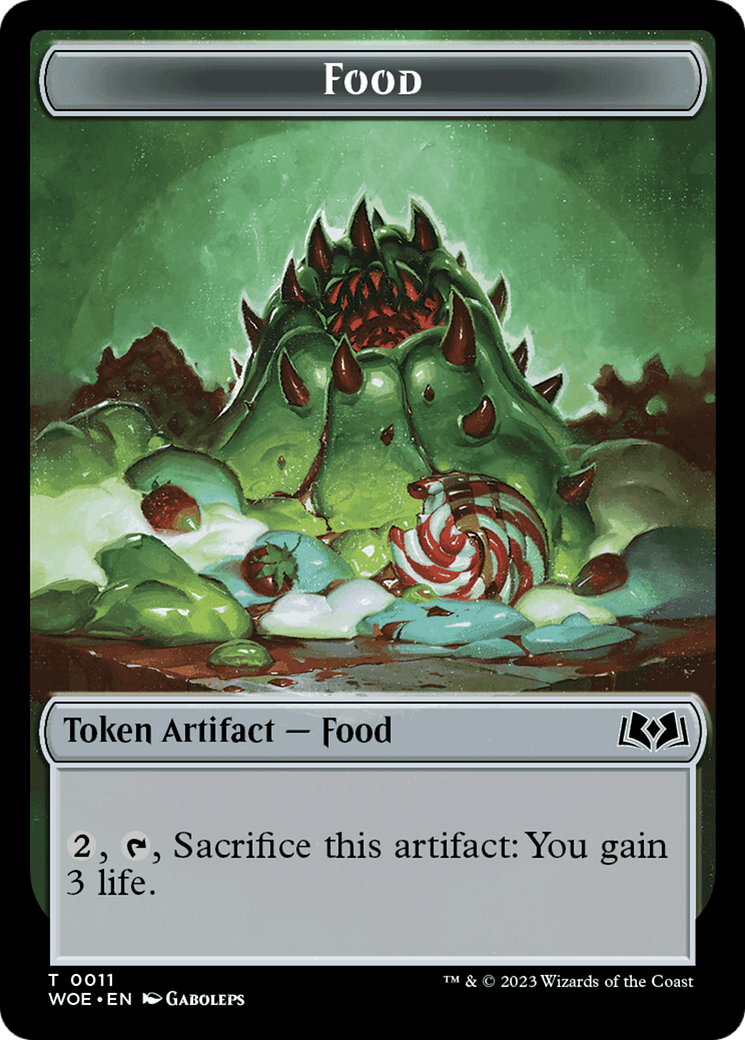 Food (0011) Token [Wilds of Eldraine Tokens] | Spectrum Games