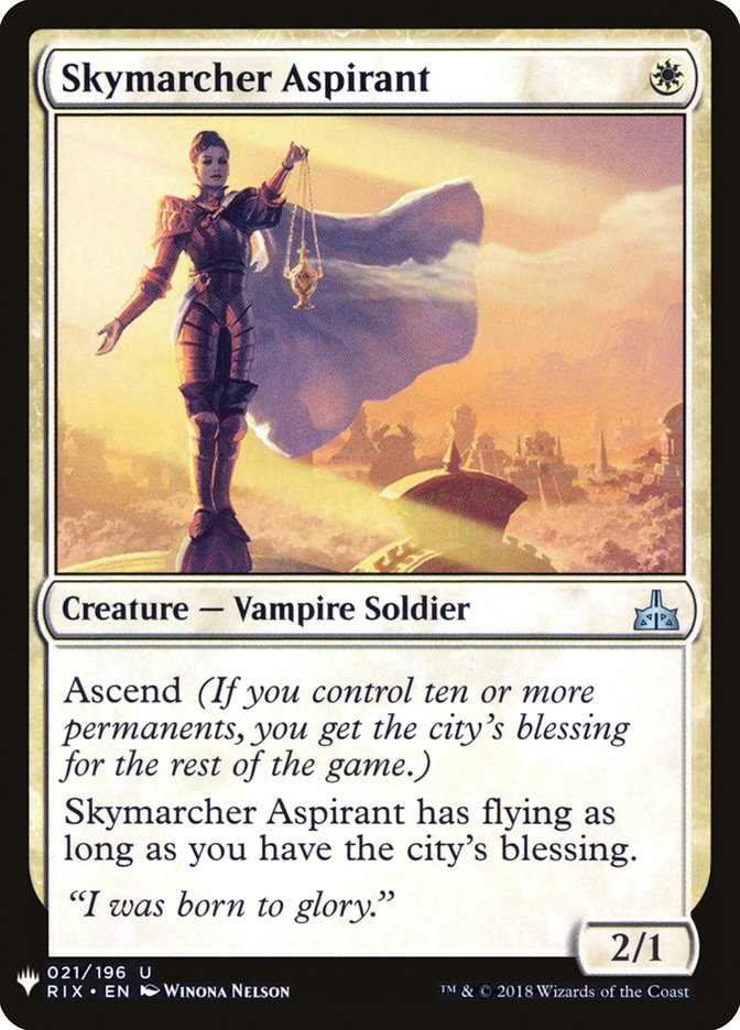 Skymarcher Aspirant [Mystery Booster] | Spectrum Games