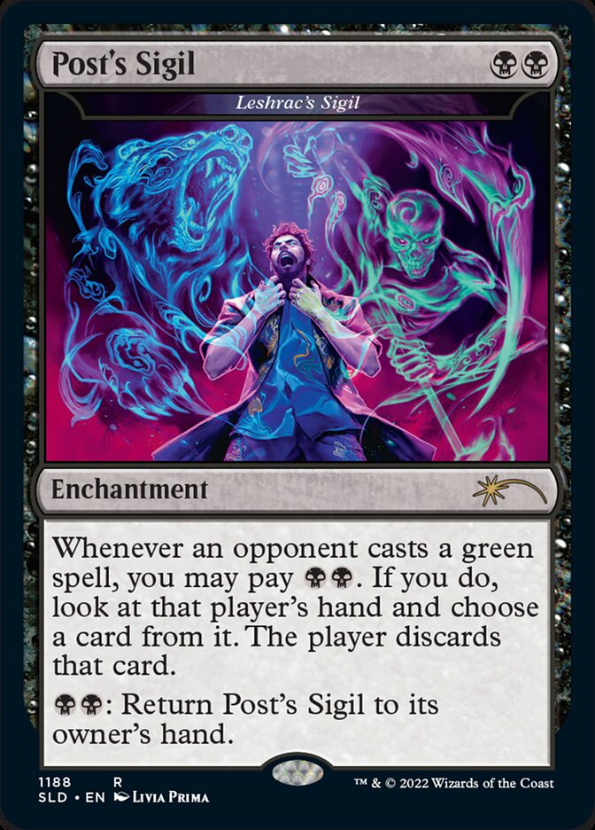 Post's Sigil - Leshrac's Sigil [Secret Lair Drop Series] | Spectrum Games