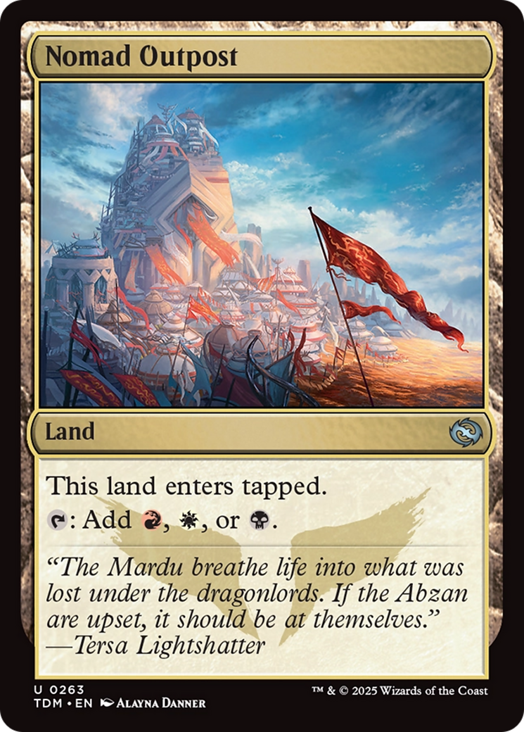 Nomad Outpost [Tarkir: Dragonstorm] | Spectrum Games