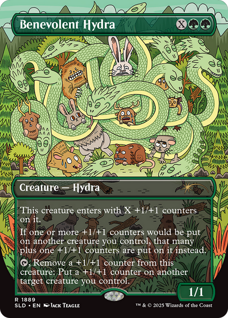 Benevolent Hydra (Rainbow Foil) [Secret Lair Drop Series] | Spectrum Games