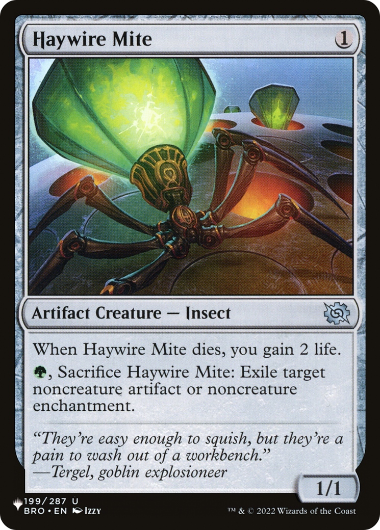 Haywire Mite [The List Reprints] | Spectrum Games