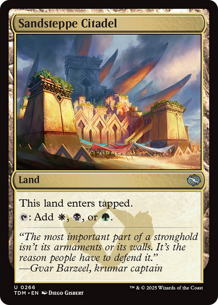 Sandsteppe Citadel [Tarkir: Dragonstorm] | Spectrum Games