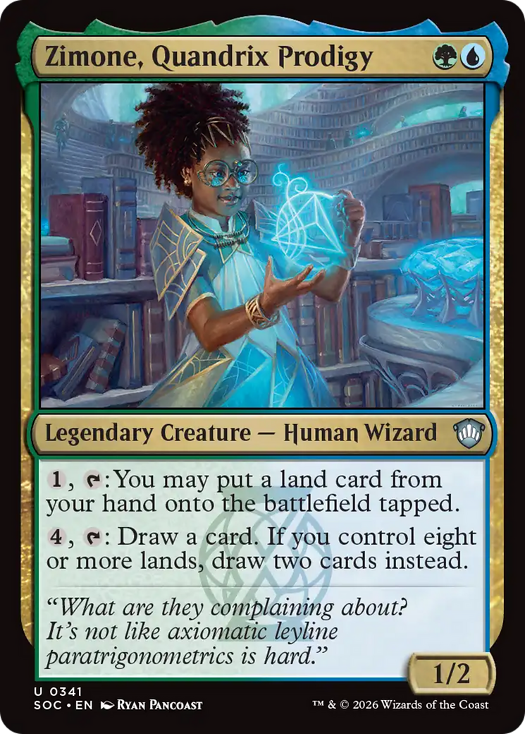 Zimone, Quandrix Prodigy [Secrets of Strixhaven Commander] | Spectrum Games