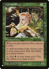 Quirion Elves [The List Reprints] | Spectrum Games