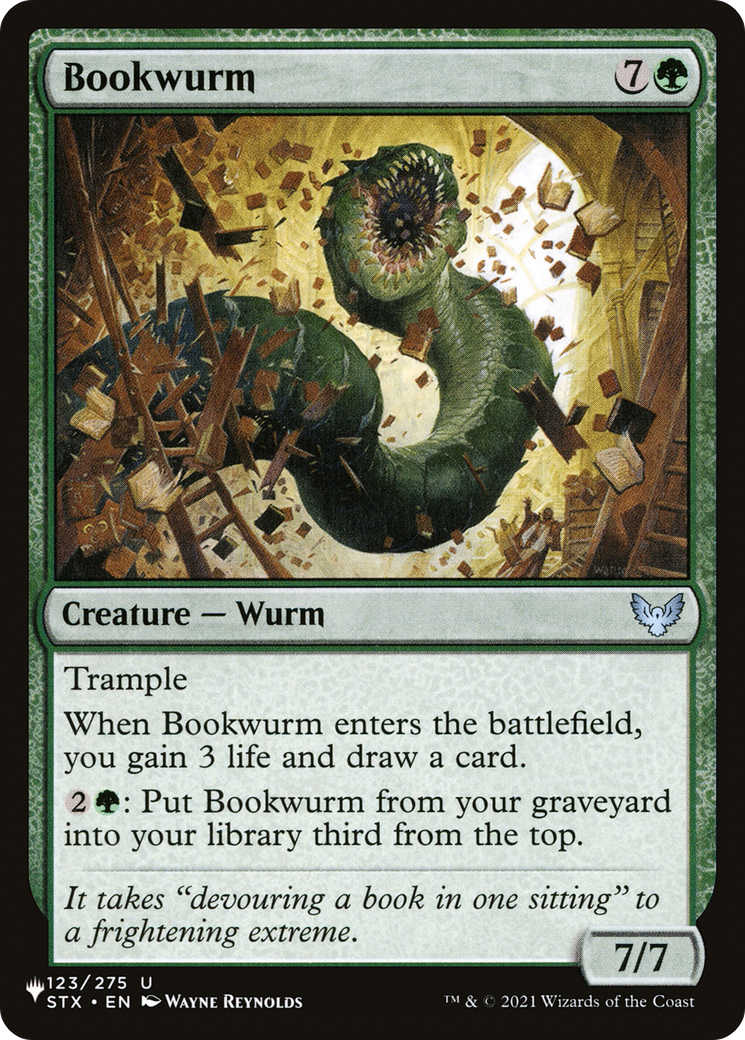 Bookwurm [The List Reprints] | Spectrum Games